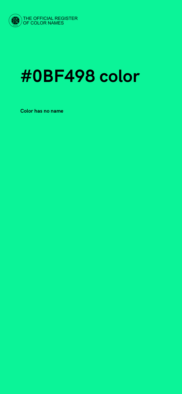 #0BF498 color image