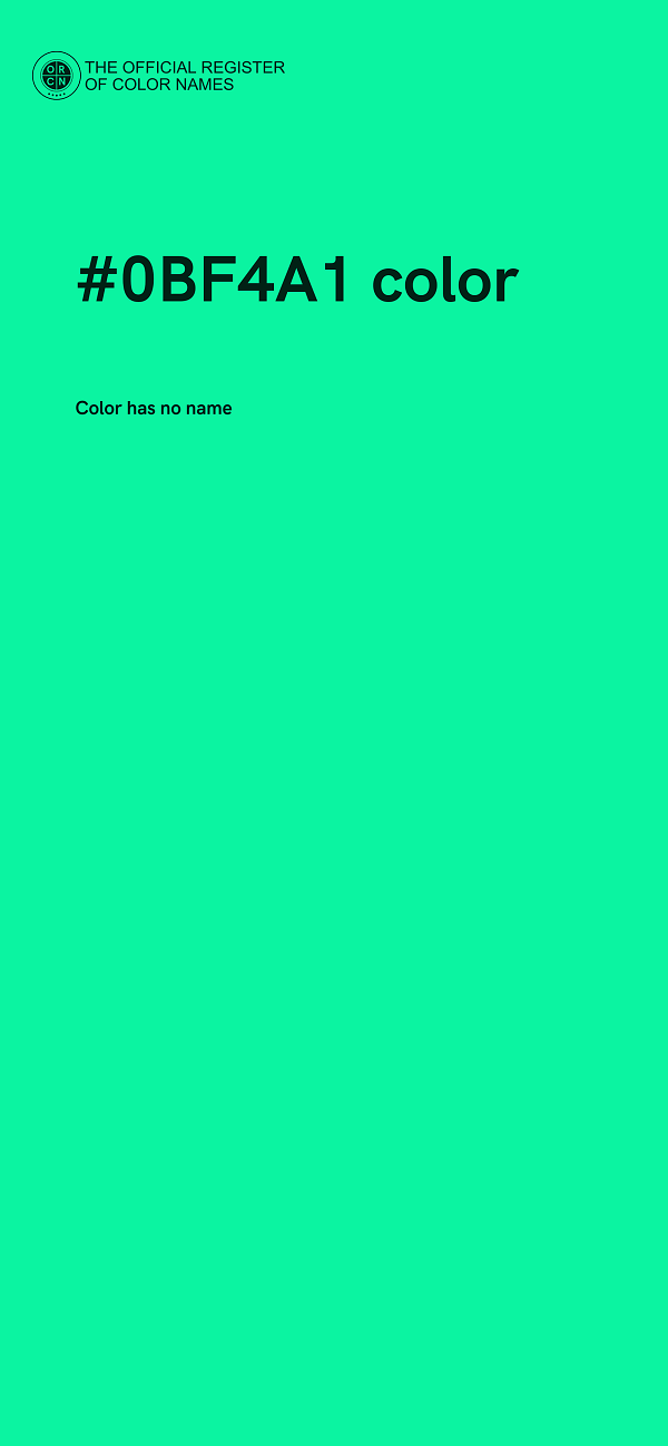 #0BF4A1 color image