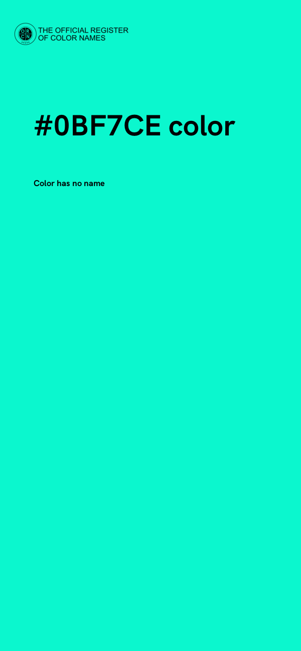 #0BF7CE color image