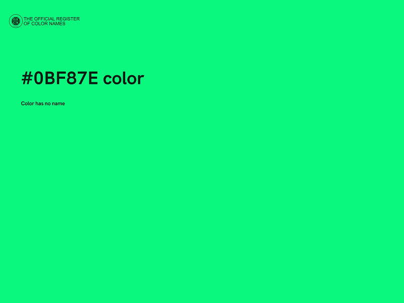 #0BF87E color image