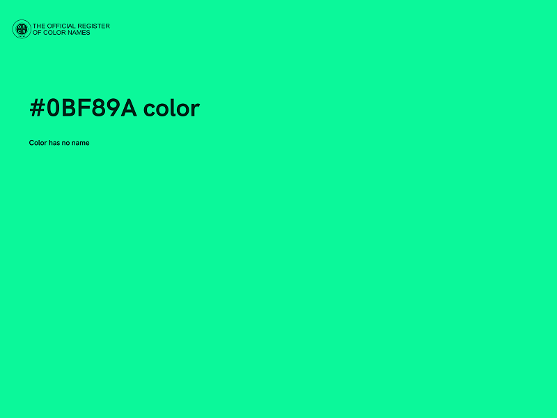 #0BF89A color image