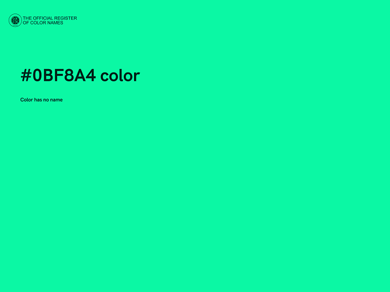 #0BF8A4 color image