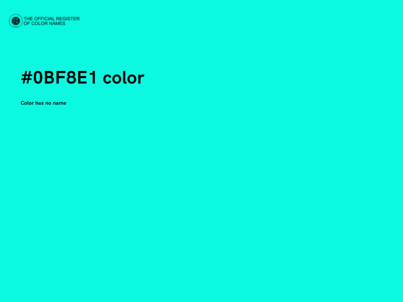 #0BF8E1 color image