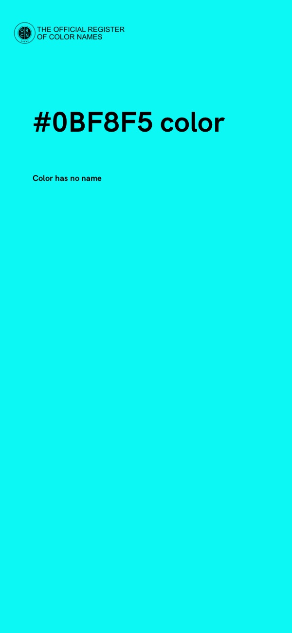 #0BF8F5 color image