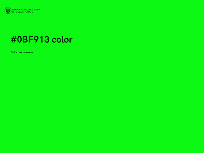 #0BF913 color image