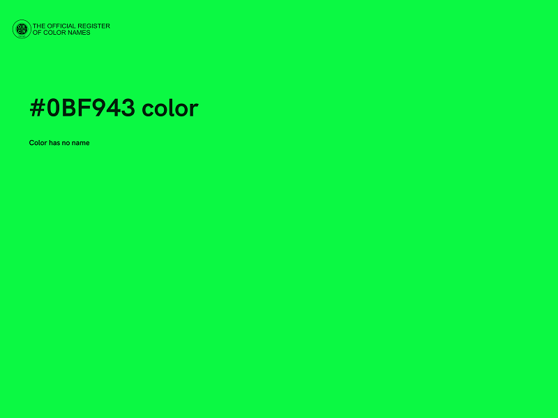 #0BF943 color image