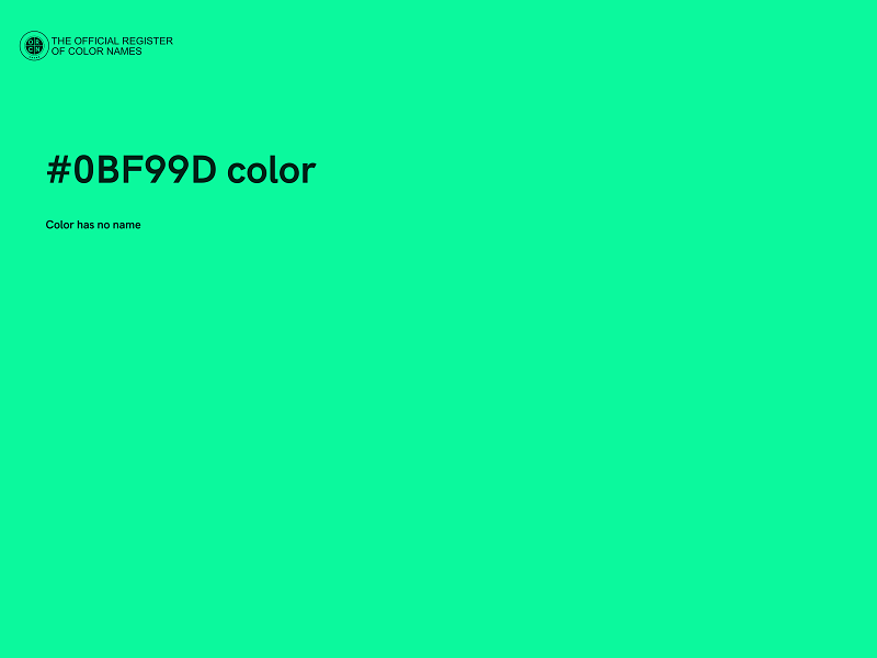 #0BF99D color image