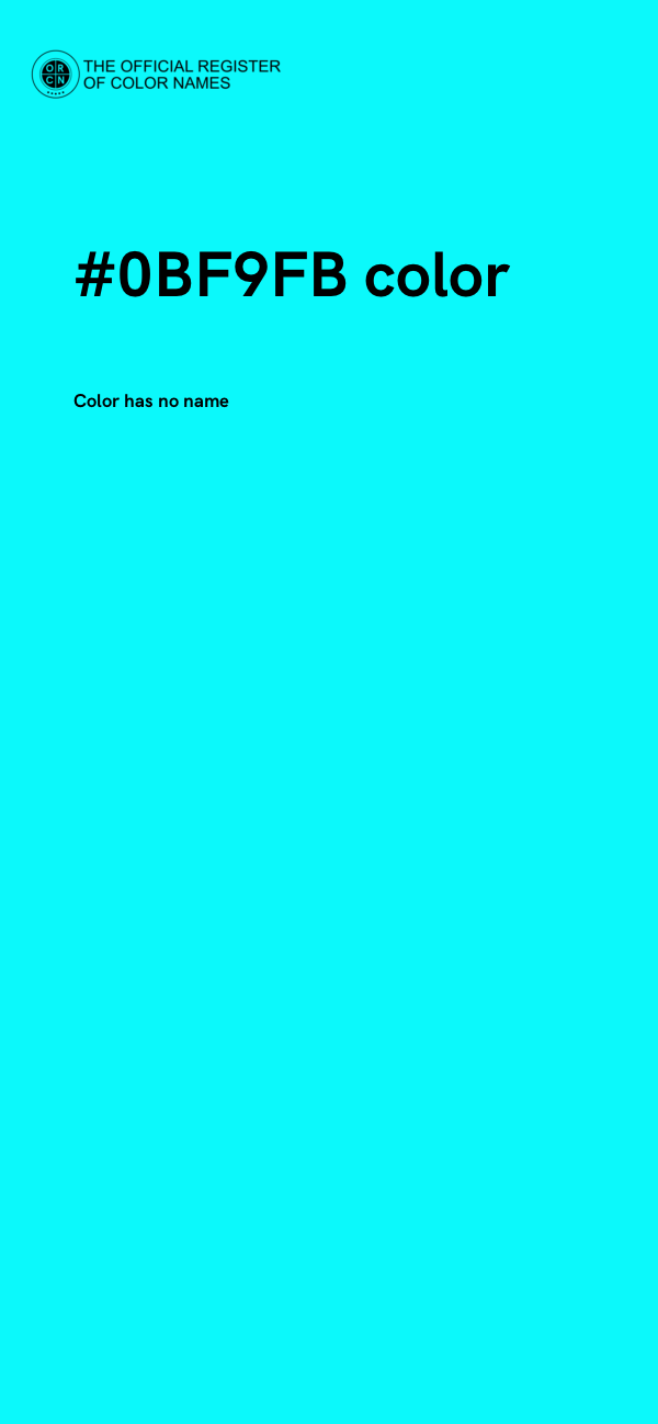 #0BF9FB color image