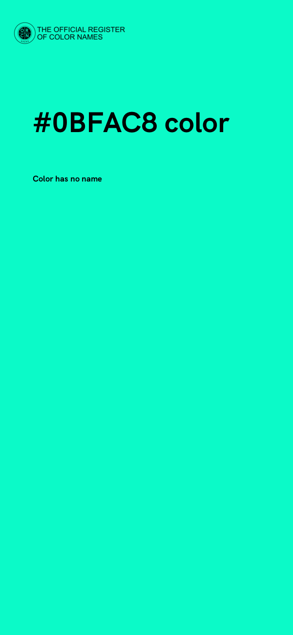 #0BFAC8 color image