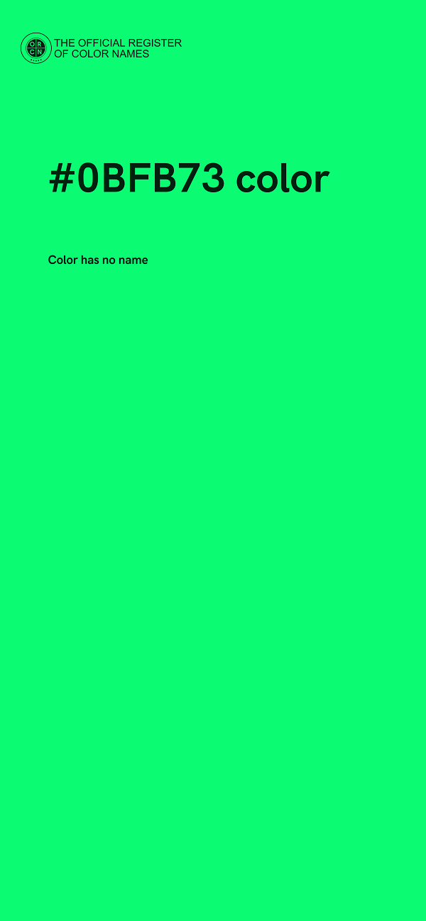 #0BFB73 color image