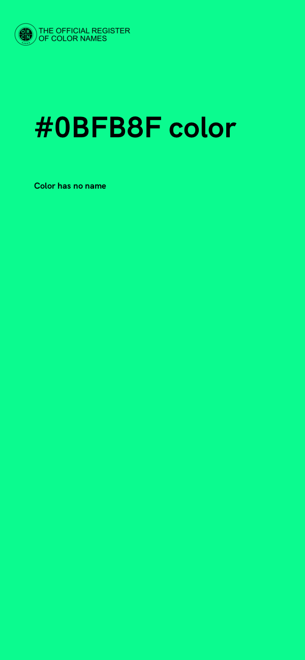 #0BFB8F color image