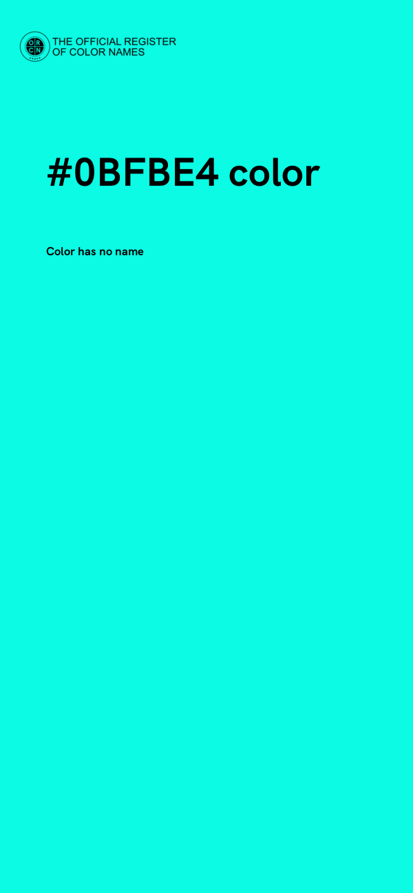 #0BFBE4 color image