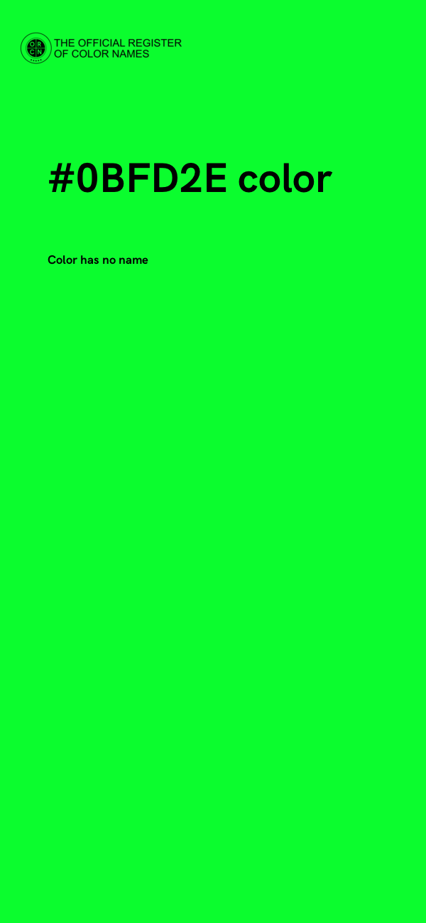 #0BFD2E color image
