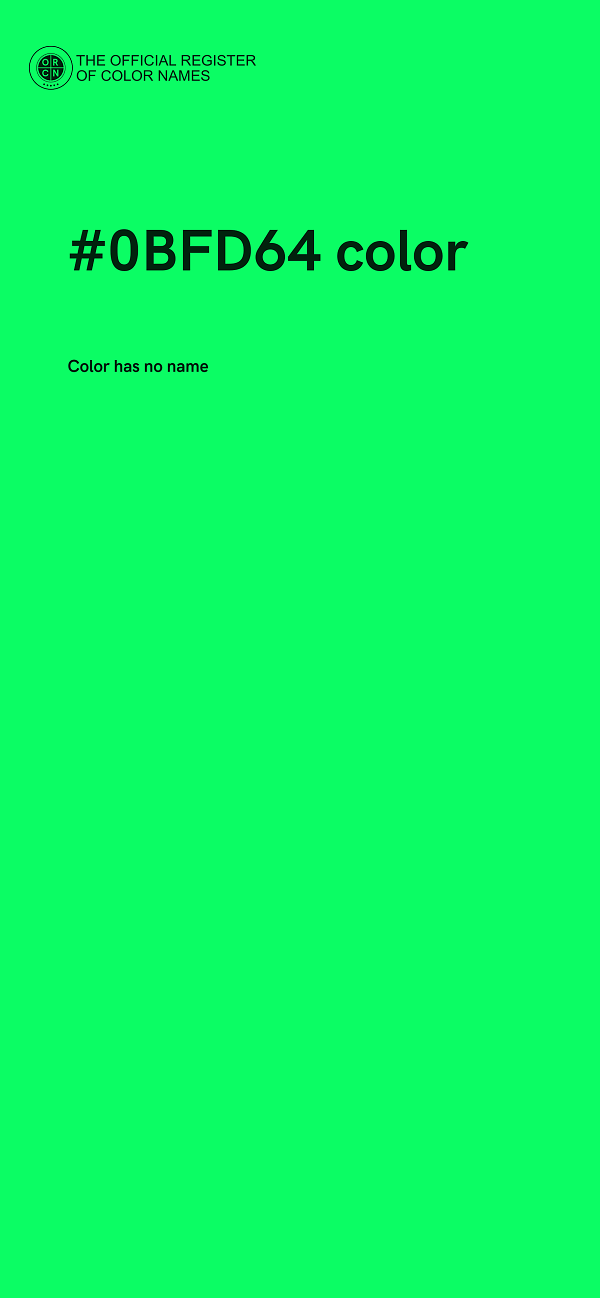 #0BFD64 color image
