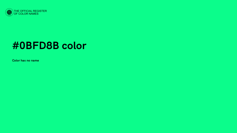 #0BFD8B color image
