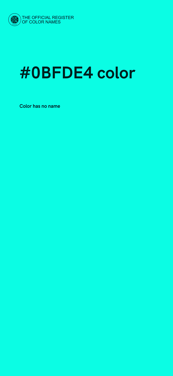 #0BFDE4 color image