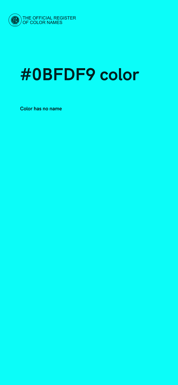 #0BFDF9 color image