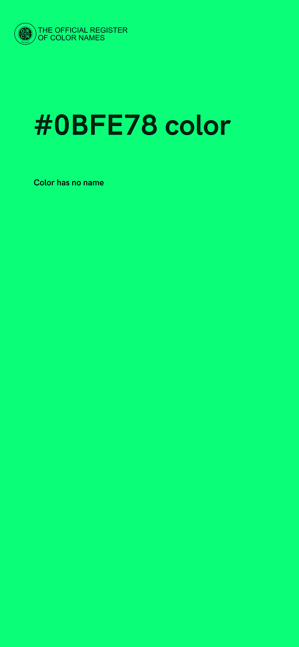 #0BFE78 color image