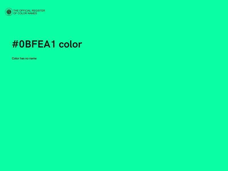 #0BFEA1 color image