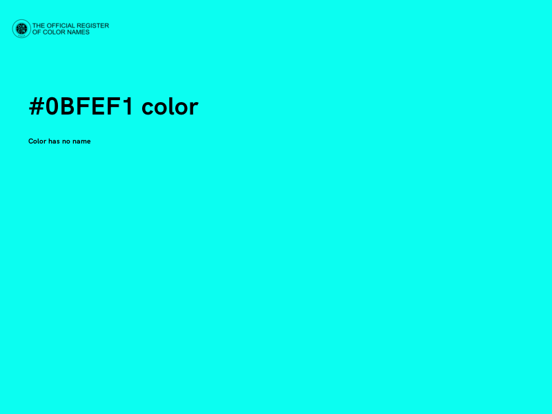 #0BFEF1 color image