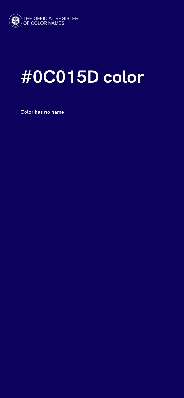 #0C015D color image
