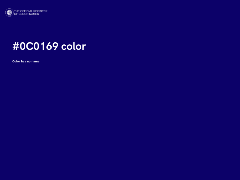 #0C0169 color image