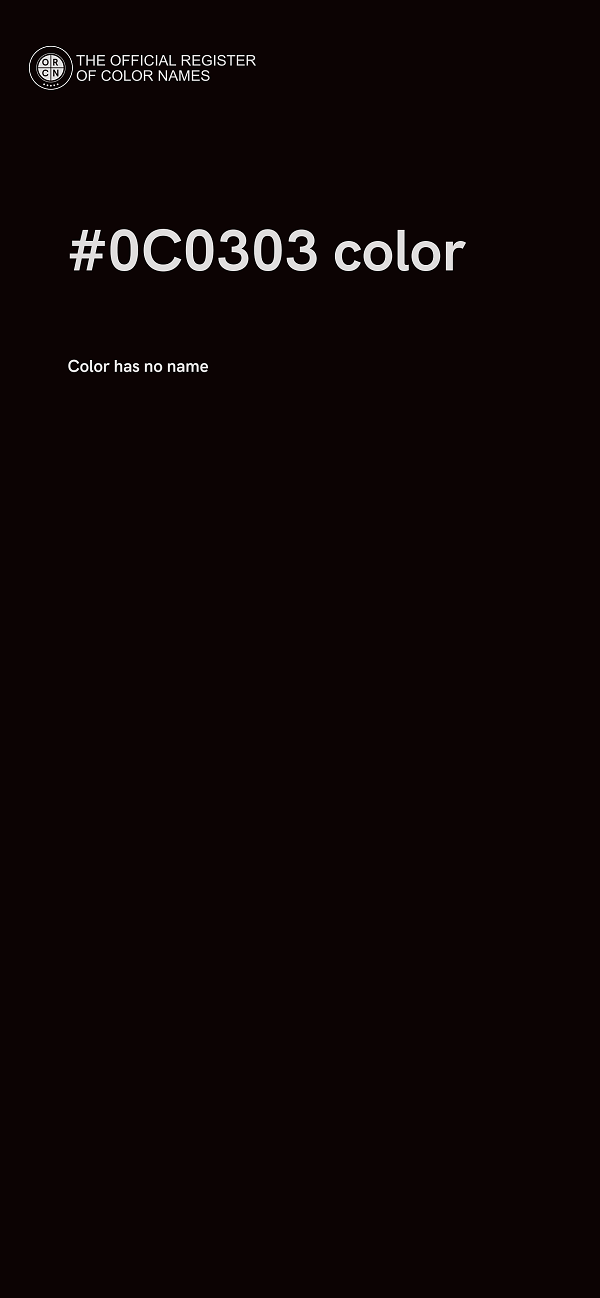 #0C0303 color image
