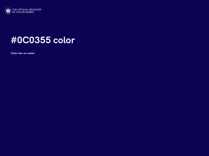 #0C0355 color image