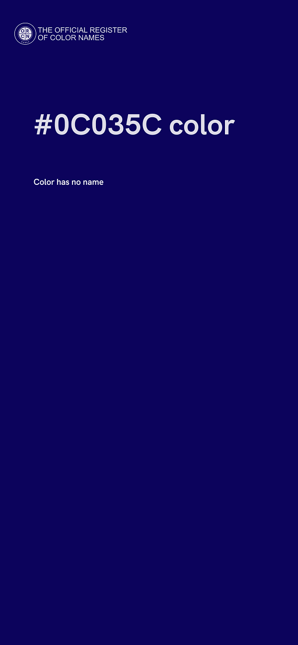 #0C035C color image