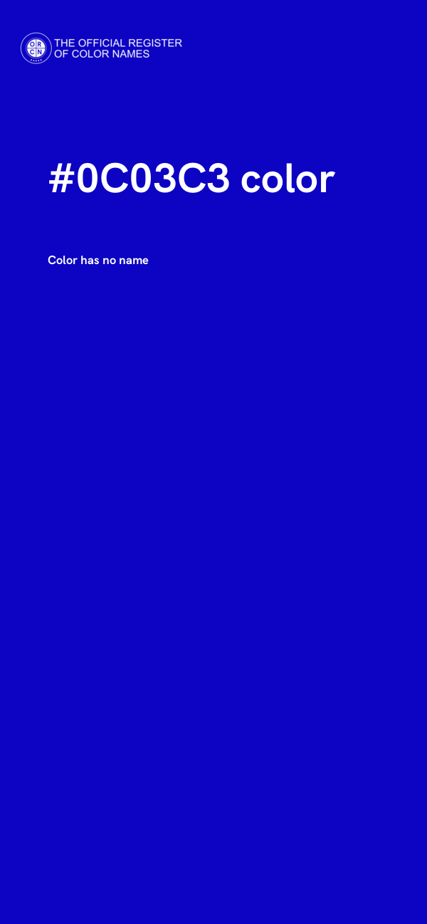 #0C03C3 color image
