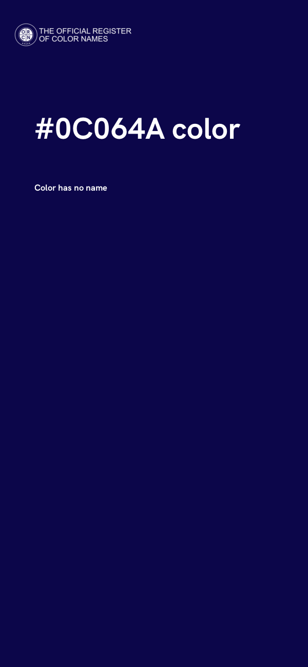 #0C064A color image