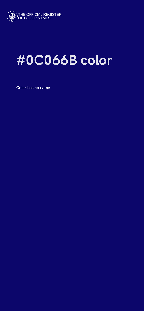 #0C066B color image