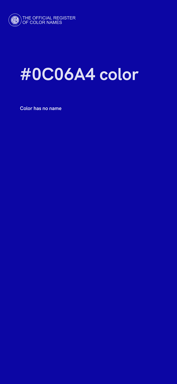#0C06A4 color image