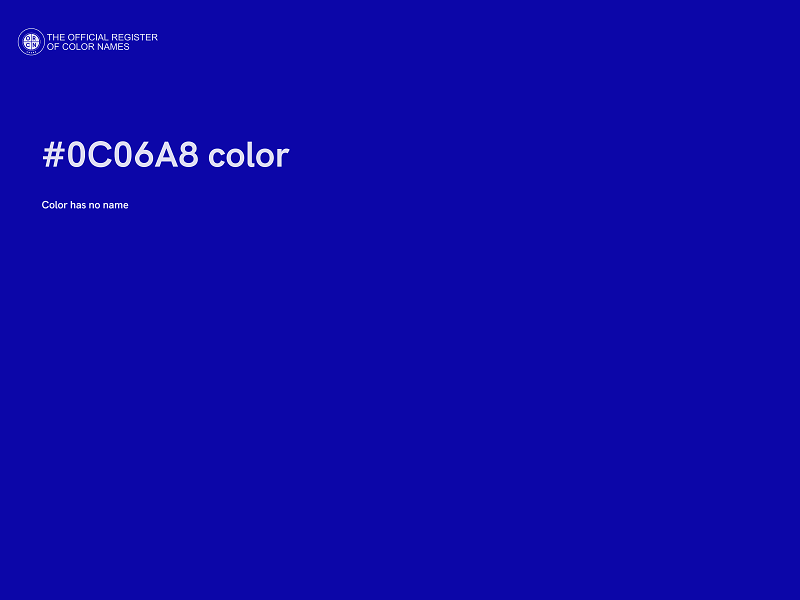 #0C06A8 color image