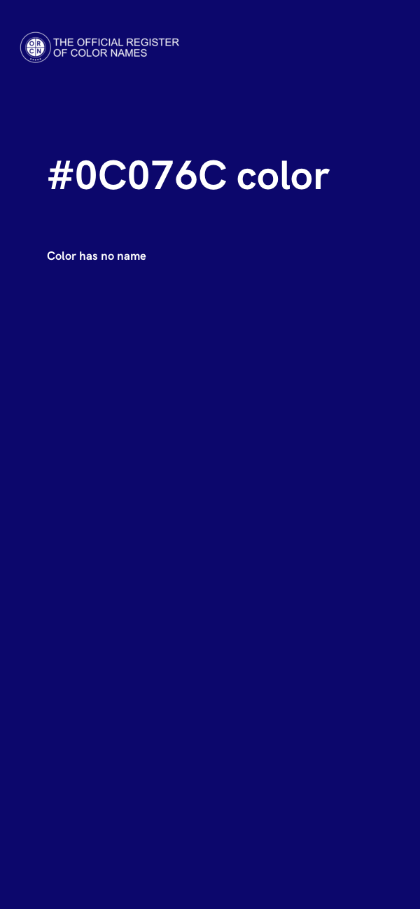 #0C076C color image