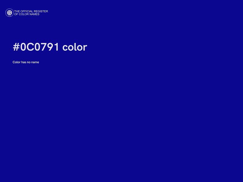 #0C0791 color image