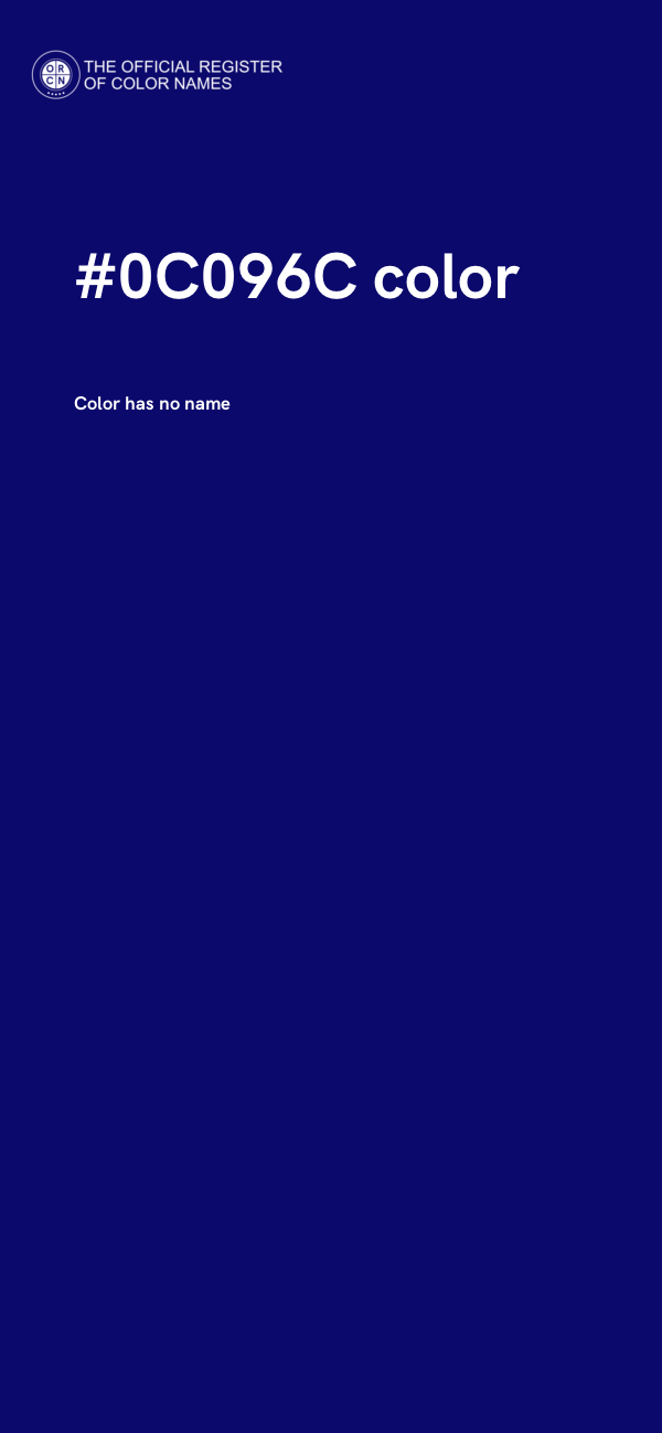 #0C096C color image