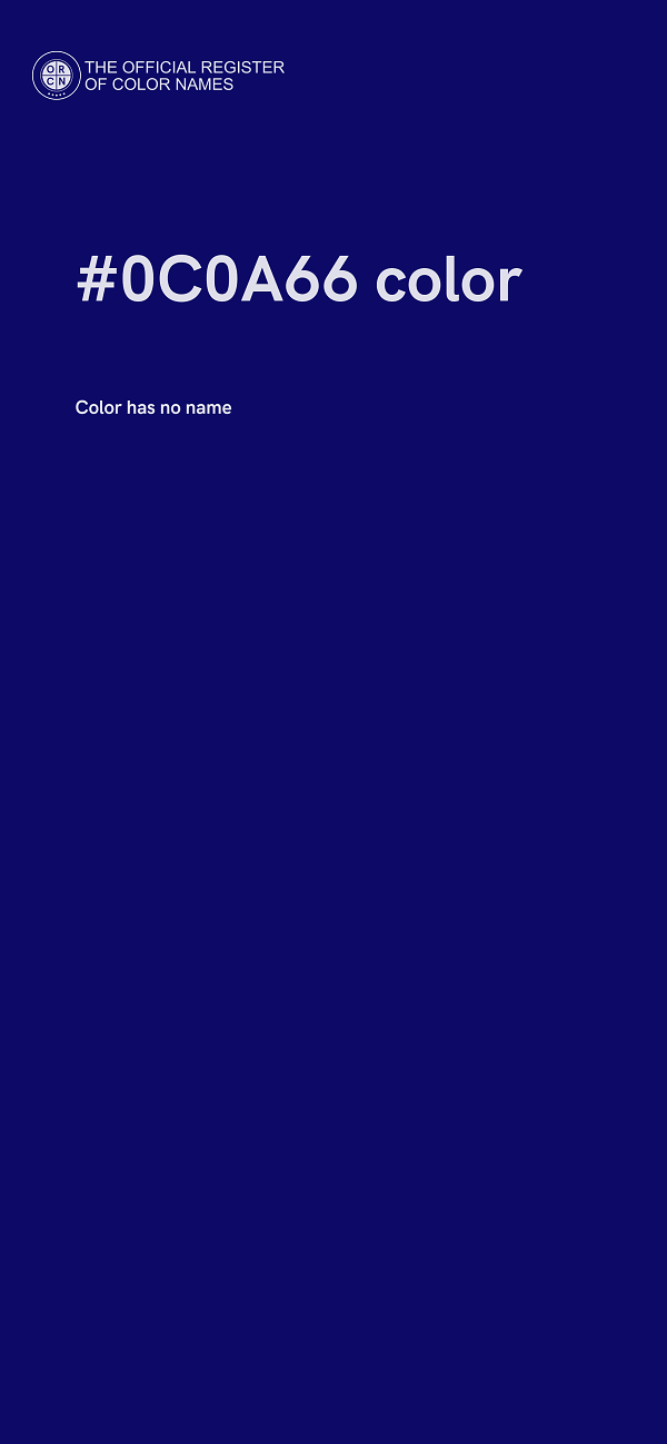 #0C0A66 color image