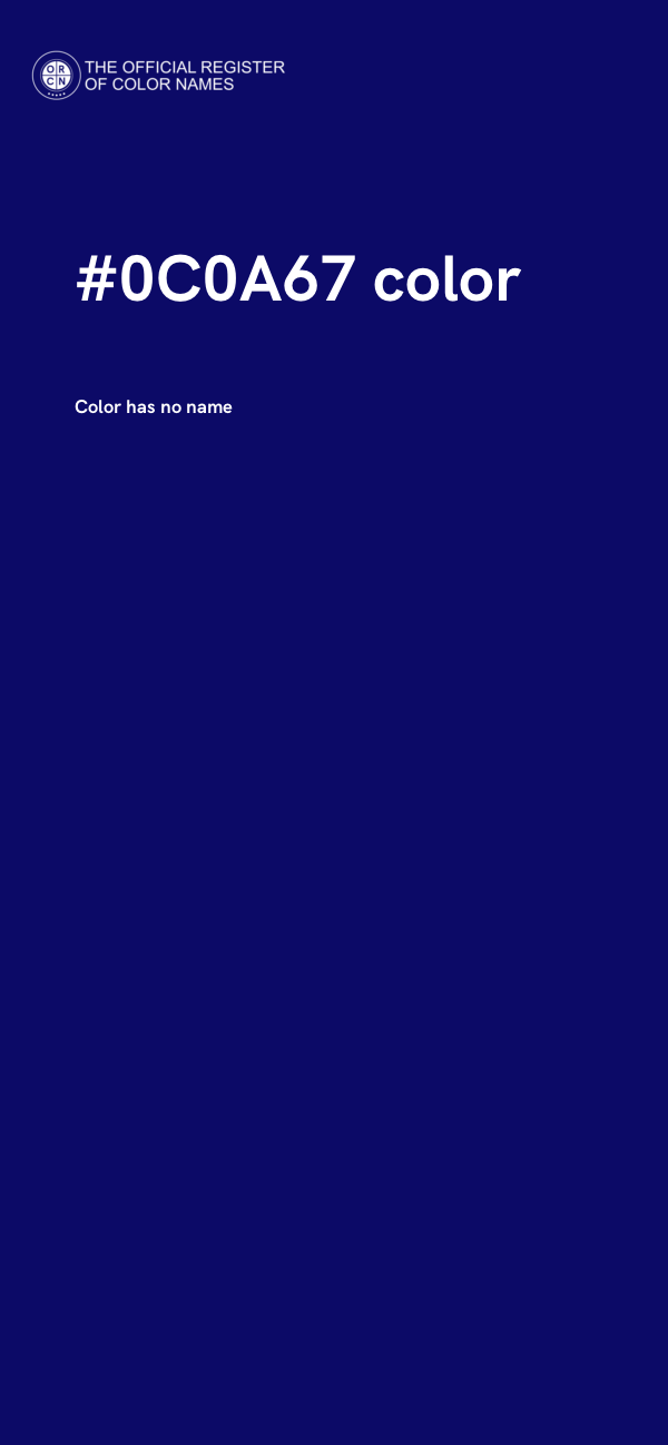 #0C0A67 color image