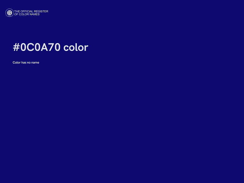 #0C0A70 color image