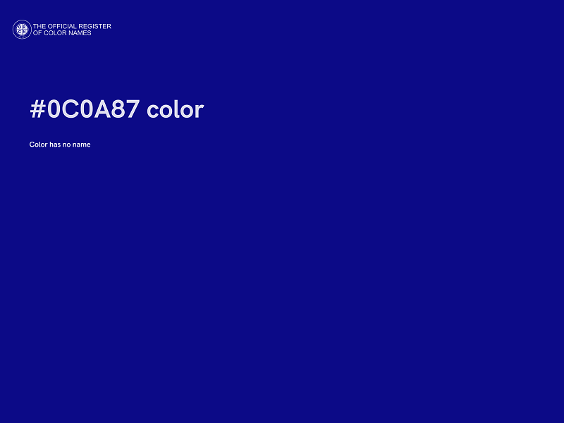 #0C0A87 color image