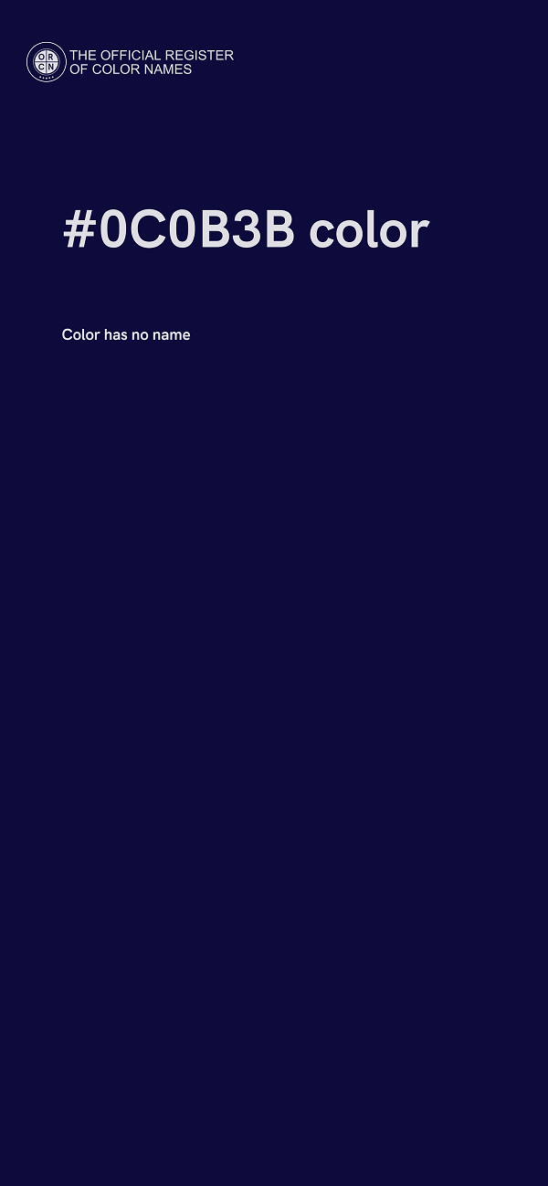 #0C0B3B color image