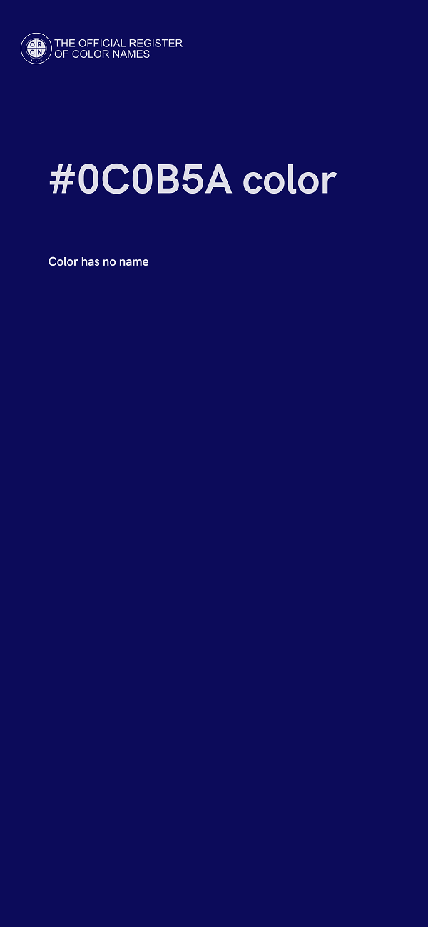 #0C0B5A color image