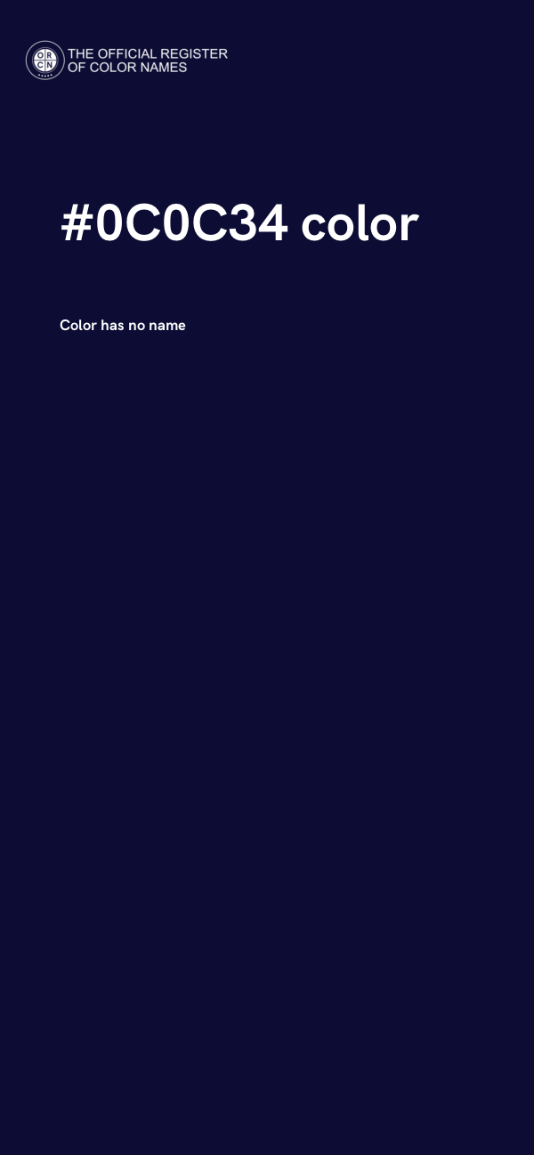 #0C0C34 color image