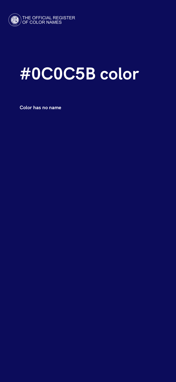 #0C0C5B color image