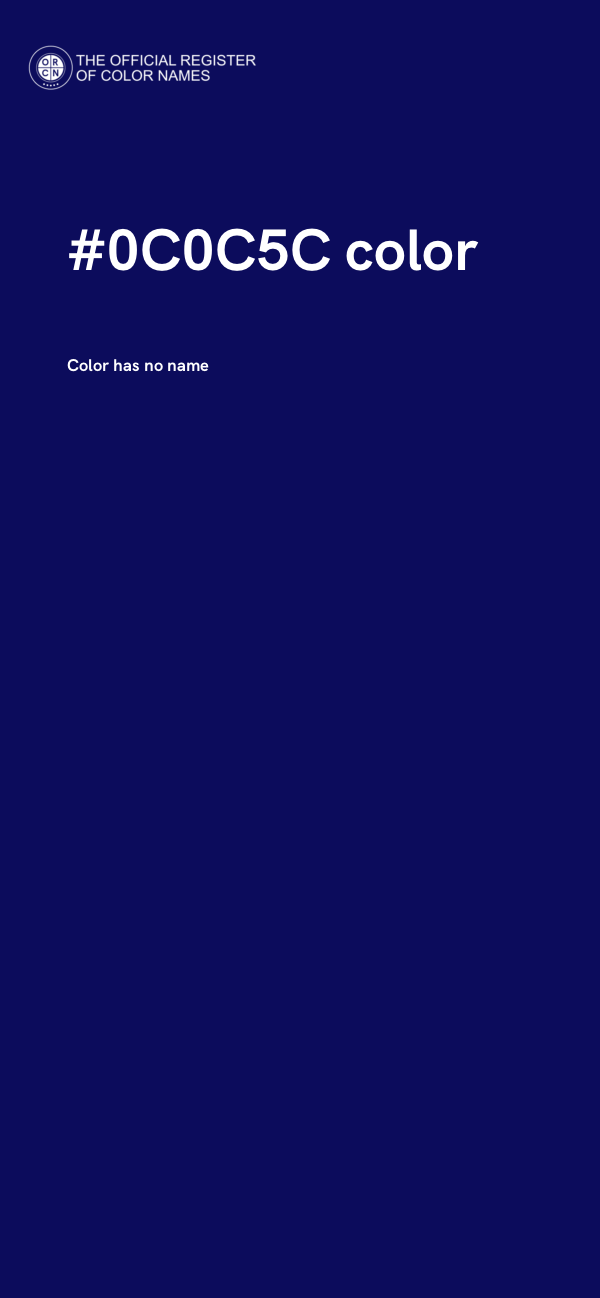 #0C0C5C color image