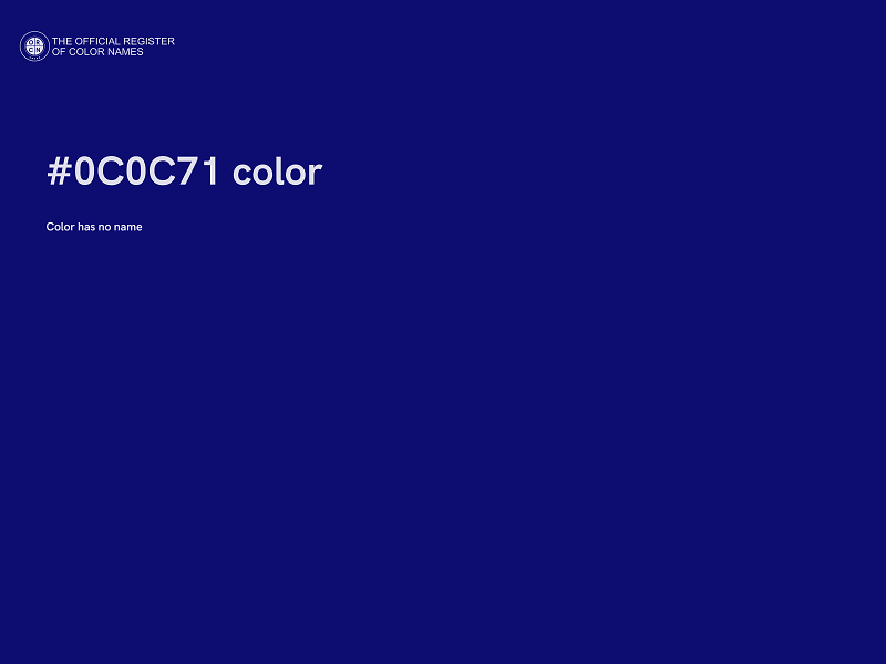 #0C0C71 color image