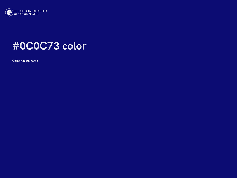 #0C0C73 color image
