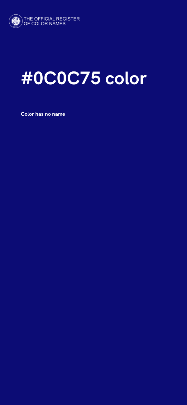 #0C0C75 color image