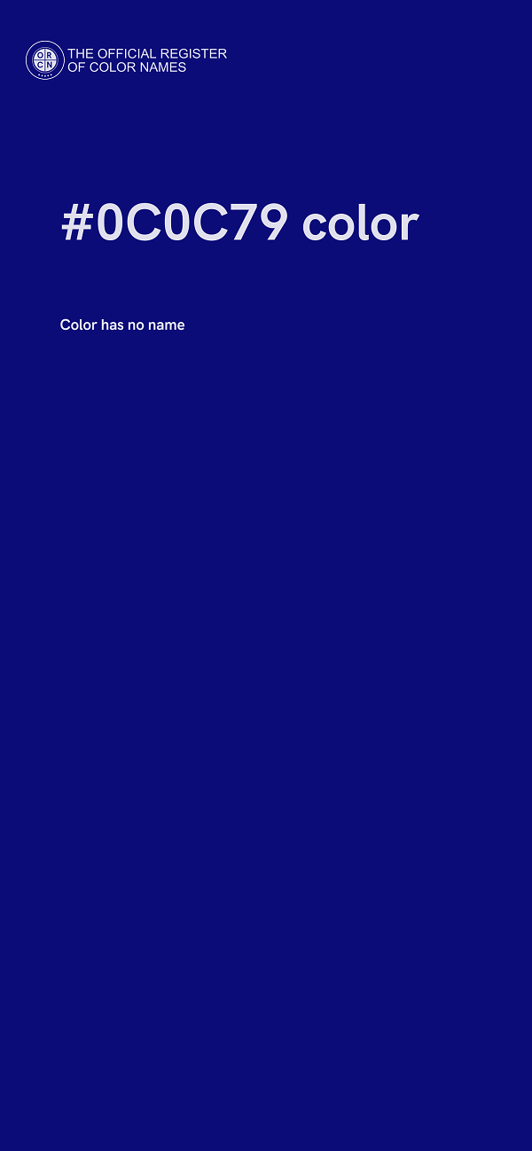 #0C0C79 color image